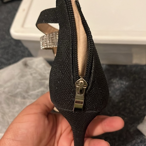 Celeste High heel Glitter Stones Embroidered Size 9 - Picture 9 of 10